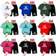 Viral DJ Panda Logo Children's T-Shirt Set ML-XL