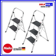 【Hailo】K60 Lightweight Aluminium Safety Ladder (2 Steps / 3 Steps)