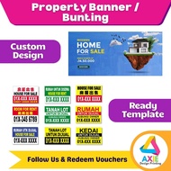 Property Banner Bunting Printing - Ready Template