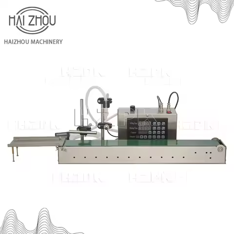 HAIZHOU 5ml-4000ml Digital Liquid Filling Machine Automatic Conveyor Peristaltic Pumps Bottle Fillin