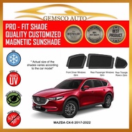Mazda CX8 CX-8 2017 - 2021 (6 / 7pcs) Car Magnetic Sunshade