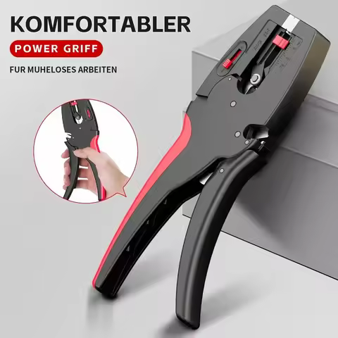 Automatic Wire Stripper and Cutter Pliers 2 in 1 Heavy Duty Tools 0.03-10mm²/32-7AWG Mini Multifunct