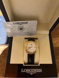 LONGINES 浪琴 官方授權 Flagship 18K玫瑰金機械中性錶 L4.774.8.22.2