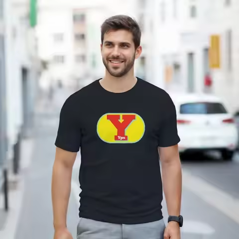 Yps Logo T-Shirt Retro 70s and 80s Cult Comic Book Gimmick Nostalgia 70s/80s Unisex Print O-neck Sho