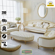 IDEA - sofa ukir kayu jati kursi sultan mewah terbaru fullset