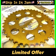 Yamaha 415 RXZ / LC135 / 125Z / Y110 / SRL110 SSS GOLD Steel Sprocket Spocket srl lc y125z spoket be