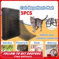 5PCS Set Cat Repellent Penghalau Kucing Halau Kucing Anti Cat Spike Mat Animal Dog Cat Repellent Mat