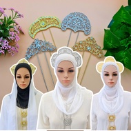 Cucuk Sanggul Tradisional Hijab Bertudung Pengantin Untuk Nikah Tunang Dinner