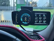 Bmw 2013 328i 安装 自安平顯ActiSafety A600 HUD OBD+GPS 抬頭顯示器 多功能儀錶 行車電腦（繁體版)