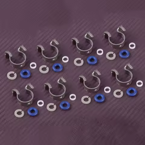 T2H33724 LR105428 8 Sets Fuel Injector Repair Kit with O-ring LR037089 C2D24387 Fit for Land Rover R