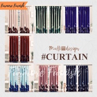 [Ready Stock] #20 Multi-design Curtain KAIN TEBAL Modern Langsir Curtain Semi Blackout Langsir Pintu Door Window Curtain