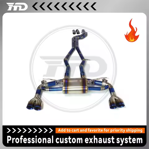 HMD Titanium Exhaust System Catback Exhaust For BMW Z4 G29 B58 Engine 3.0T Performance Valve Muffler