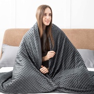 Bubble Fleece Gravity Blanket Can Also Be Used As A Duvet Cover Summer Air-conditioning Blanket Sofa