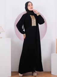 ABAYA GAMIS TURKEY RENDA BORDIR MUSLIM WANITA