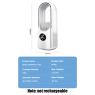 【Selangor Stock】Spray Bladeless Fan 100ml Air Cooler Table Fan Cooling Fan Spray Water Cooling Deskt