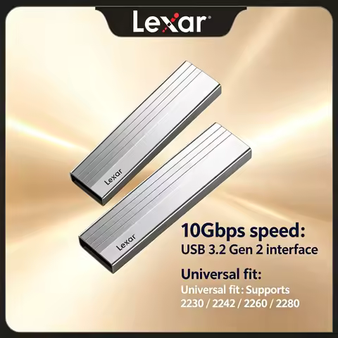 Lexar Original E300 M.2 SSD Enclosure USB 3.2 Gen 2 Type C External Hard Disk for 2230 2242 2260 228