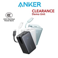 [100% NEW | Clearance] Anker Nano Power Bank 10000mAh 45W with Built-In Retractable USB-C Cable A163