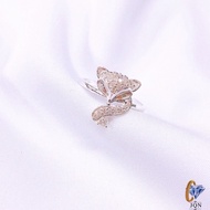 Nhẫn hồ ly bạc thật may mắn tình duyên ms02 JQN Official Store cam kết bạc chuẩn chất lượng kèm bảo