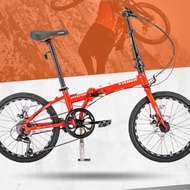 Trinx Intense 20” (406) 7 Speed Mechanical Disc Brake Folding Bike With Free Front &amp; Tail Light