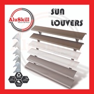 Aluminium Strip Ceiling Panel / Sun Louvers (White/Brown/Silver) & SUN LOUVERS HOLDER