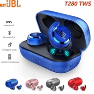 JBL T280 True Wireless Earphones Bluetooth Headphones Waterproof In-Ear Headset Built-in Mic Noise Cancelling Sports Earbuds