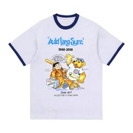 T-shirt Ringer tee auld lang syne kaos distro Ringertee lis