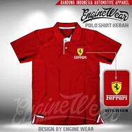 FerrariPOLO shirt Ferrari GTO Collar T-shirt car t-shirt automotive sports car polo shirt