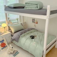 Bed Sheet Three-Piece Set Dormitory Single Student Pure Cotton 100 Cotton Quilt Cover Bedroom Beddin