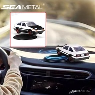 SEAMETAL AE86 Car Drift Ornament Dashboard Rotating Realistic Vehicle Model Interior Decoration
