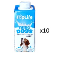 Top Life Dog Goat Milk 200ml x 10 Toplife (Expiry 28Mar23)