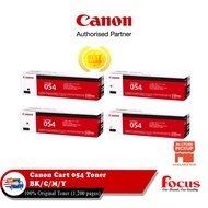 Canon Toner 054 BK, Cyan, Magenta, Yellow 100% Original Toner