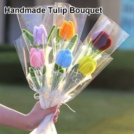 ⚡Next-day delivery⚡Artificial Tulip/Rose Twisted Stem Bouquet Women's Day Gift Anniversary Gift