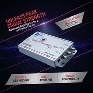 [XYZ] Low Noise CATV Signal Amplifier 20DB Gain 2/3/4/6/8 Way TV Antenna Signal Splitter Booster for