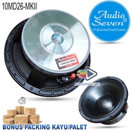 Speaker Audio Seven 10 Inch AS10MD26 MKII Komponen Spiker Mid Low Free