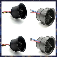 P0(GCFK) 70mm 12 Blades Ducted Fan EDF Unit with Brushless Motor for RC Airplane