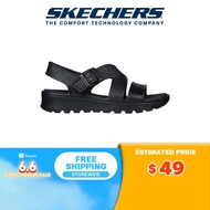 Skechers Women Foamies Footsteps Summer Bliss Sandals - 111575-BBK Anti-Odor, Dual-Density