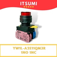 Push Button YW1L-A2E11QM3R 1NO 1NC YW1L-A2E11QM3R