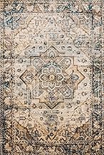 Loloi II Isadora Oatmeal/Bark 2'-7" x 8'-0" Runner Rug