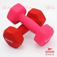 Speeds Dumbell Vinyl Barbell 4Kg Girls Gym Neoprene Mini Dumbbell for Muscle Exercise 012-12 Tbk