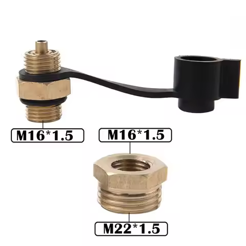 For M16*1.5 Take Air Valve For Air Intake Joint Truck Gas Storage Tank Air Tank M22 To For M16 Adapt