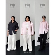ECINOS - Summer Oversized Shirt | Atasan Wanita | Kemeja Wanita