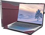 WODBAO Laptop Protective Sleeve Cover 16 inch for Lenovo IdeaPad 5 Pro Gen 6 7 8 / IdeaPad Holster 5i Pro 16 [not Other Models] Laptop case Computer case Protection PU Holster (Wine red)