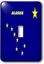 3dRose lsp_45052_1"State Flag Of Alaska Toggle Switch