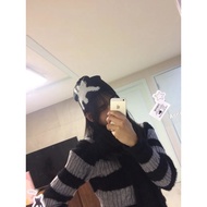 [sing sing] AEAE Electric Eye Cat Knitted Hat Fur Korea Daigou