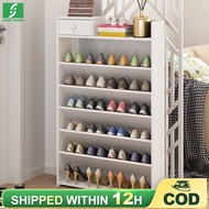 4/5/6/7 Layer Shoe Cabinet Shoe Rack Organizer Shoe Cabinet With Drawers Simple Space Saving Rack