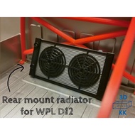 Rear Mount Radiator for WPL D12