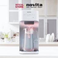 (25.03 Special) novita Hot/Cold Water Dispenser W28, The WaterStation, Water Purifier (5 Steps Ultra Filtration)