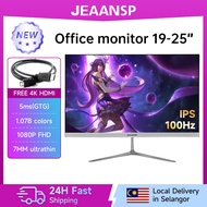 JEAANSP Monitor 19/22/24 Inch Computer Monitor Full HD Frameless Gaming Monitor Laptop PC Monitor 75