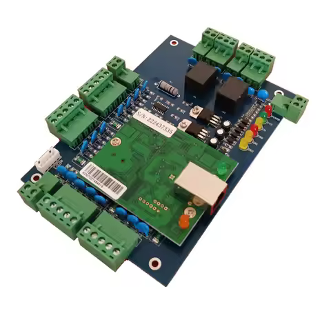 TCP/IP Commution Two Door Access Controller Double Door Access Board Support Multi Access Function