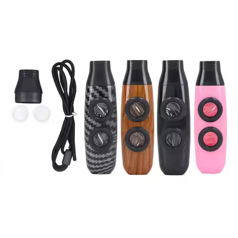 Kazoo Flute with Diaphragm Kazoo Flute Dual Hole Flute Adjustable Musical Wind Instrument With Diaph